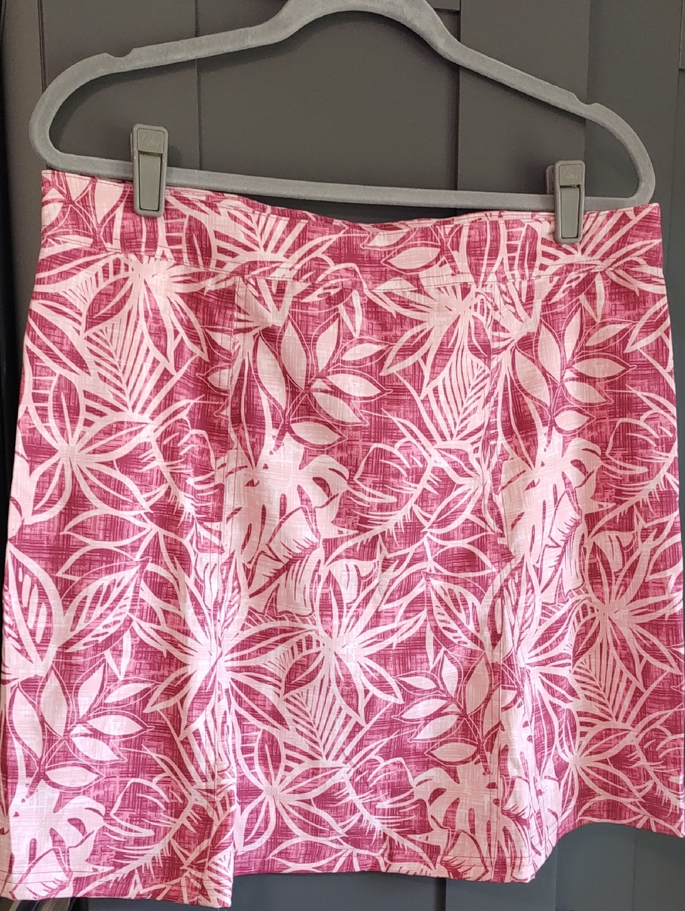 Ripskirt Pink Tropical Print A-Line Skirt